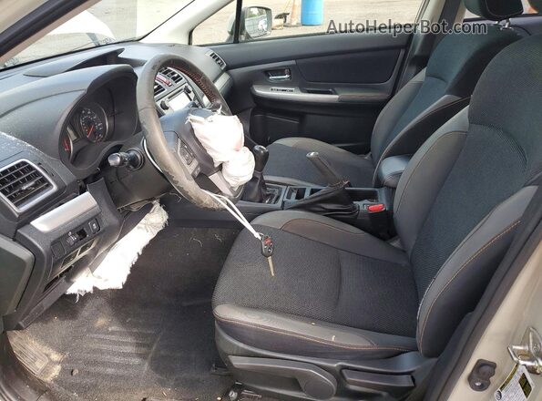 JF2GPABC7HG238732 2017 SUBARU CROSSTREK Бежевый Вид салона спереди