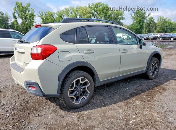JF2GPABC7HG238732 2017 SUBARU CROSSTREK Бежевый Задняя правая четверть
