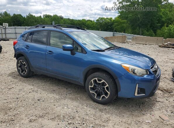 JF2GPABC7HG262495 2017 SUBARU CROSSTREK Blue Delantero derecho