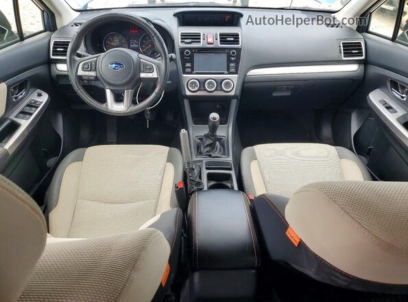 JF2GPABC7HG262495 2017 SUBARU CROSSTREK Blue Vista del salpicadero