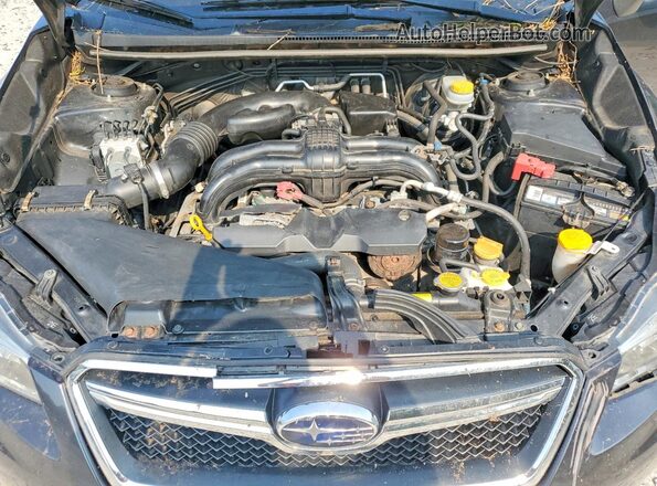 JF2GPABC8G8249036 2016 SUBARU CROSSTREK Gray Շարժիչի բաժամունքի տեսք