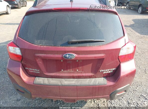 JF2GPABC8G8331803 2016 SUBARU CROSSTREK Красный 