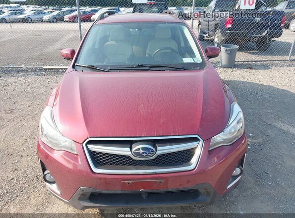 JF2GPABC8G8331803 2016 SUBARU CROSSTREK Красный Вид щитка приборов
