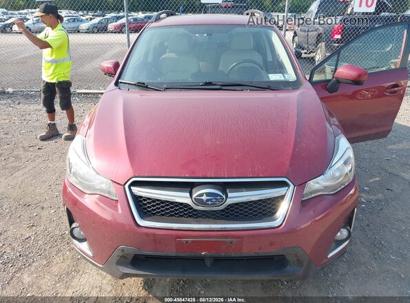 JF2GPABC8G8331803 2016 SUBARU CROSSTREK Красный Вид спереди