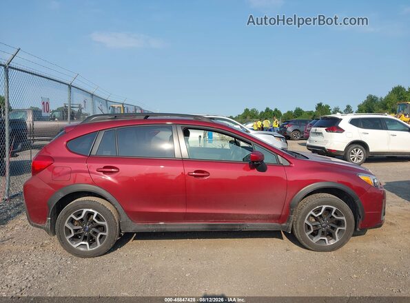 JF2GPABC8G8331803 2016 SUBARU CROSSTREK Красный Вид задней части салона