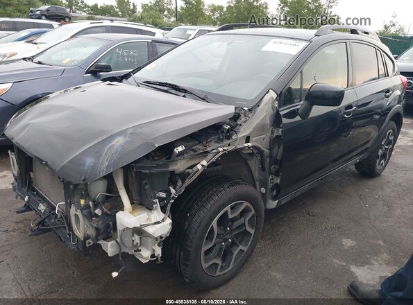 JF2GPABC8G8333521 2016 SUBARU CROSSTREK Черный Передняя левая четверть