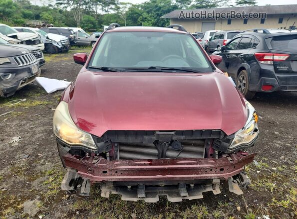 JF2GPABC8G8334149 2016 SUBARU CROSSTREK Red წინა ხედი