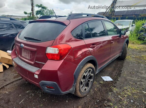 JF2GPABC8G8334149 2016 SUBARU CROSSTREK Red უკანა მარჯვენა