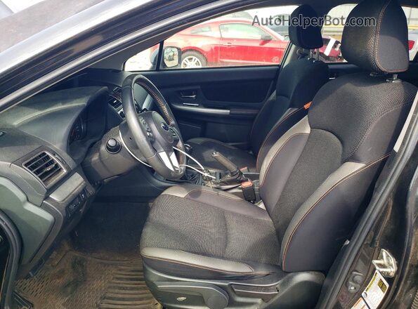 JF2GPABC8G9330192 2016 SUBARU CROSSTREK Gray Vista interior delantera