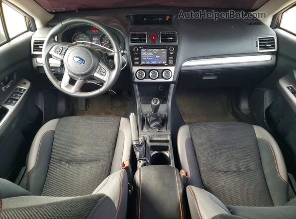 JF2GPABC8G9330192 2016 SUBARU CROSSTREK Gray Vista del salpicadero