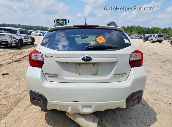 JF2GPABC8H8237549 2017 SUBARU CROSSTREK White Հետևի տեսք