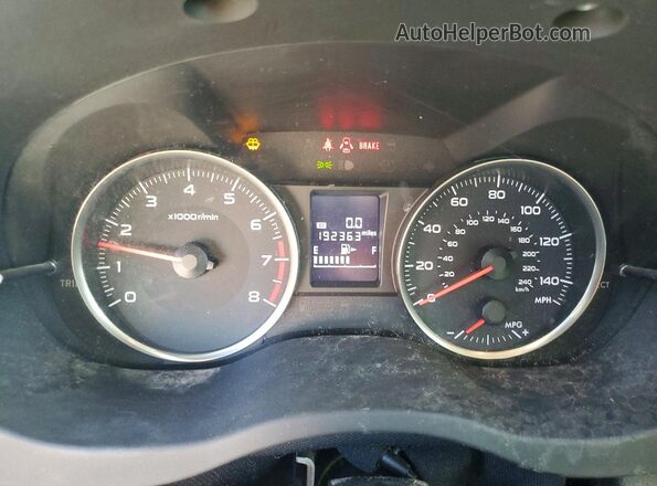 JF2GPABC8HG276986 2017 SUBARU CROSSTREK White ხელსაწყოთა პანელის ხედი