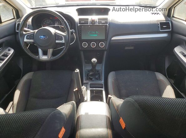 JF2GPABC8HG276986 2017 SUBARU CROSSTREK White წინა პანელის ხედი