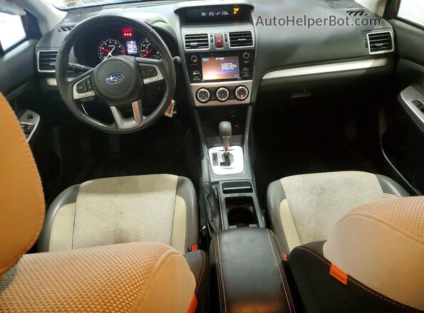 JF2GPABC9G8248445 2016 SUBARU CROSSTREK Red Առջևի վահանակի տեսք
