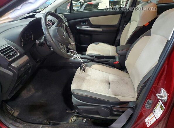 JF2GPABC9G8248445 2016 SUBARU CROSSTREK Red Սալոնի դիմացի տեսք
