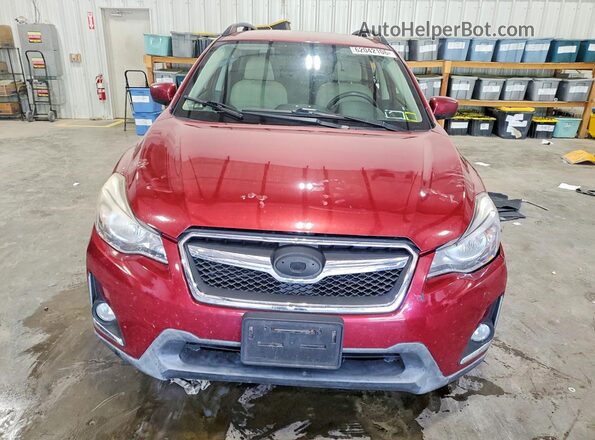 JF2GPABC9G8248445 2016 SUBARU CROSSTREK Red Դիմացի տեսք
