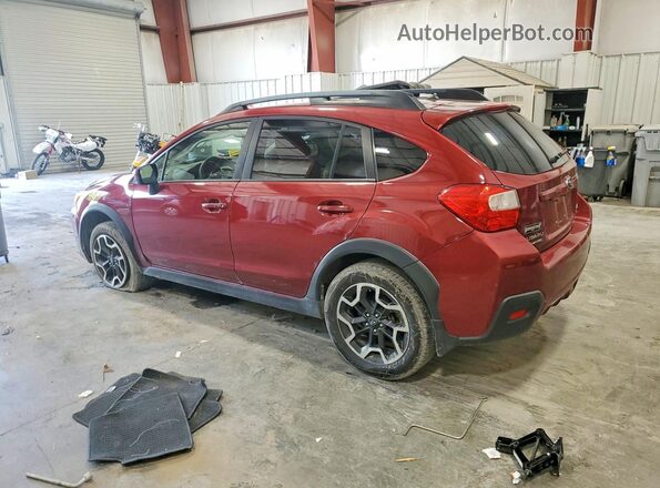JF2GPABC9G8248445 2016 SUBARU CROSSTREK Red Հետևի ձախ