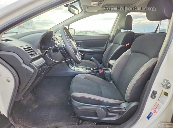 JF2GPABC9G8260546 2016 SUBARU CROSSTREK White Вид салону спереду