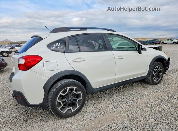 JF2GPABC9G8260546 2016 SUBARU CROSSTREK White Задня права чверть