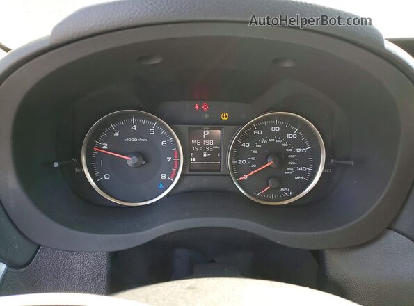 JF2GPABC9G8295183 2016 SUBARU CROSSTREK Black Vista del cuadro de instrumentos