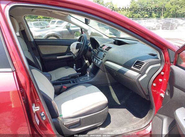 JF2GPABC9G8325041 2016 SUBARU CROSSTREK Red Vista interior delantera