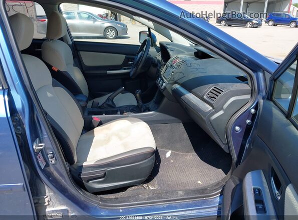 JF2GPABC9G9303762 2016 SUBARU CROSSTREK Blue Widok wnętrza z przodu