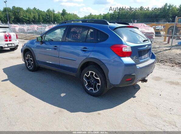 JF2GPABC9G9303762 2016 SUBARU CROSSTREK Blue Tył lewy