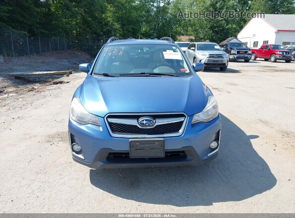 JF2GPABC9G9303762 2016 SUBARU CROSSTREK Blue Widok zestawu wskaźników
