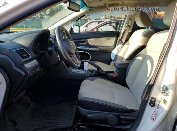 JF2GPABC9GH219799 2016 SUBARU CROSSTREK Белый Вид салона спереди