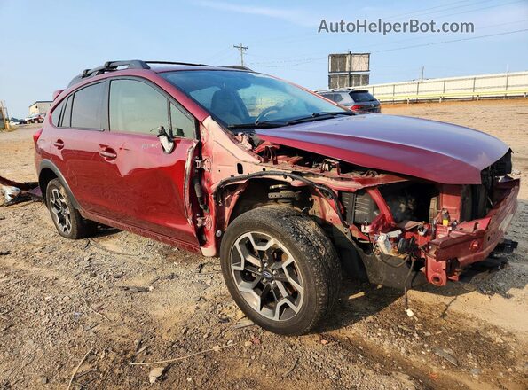 JF2GPABC9H8261696 2017 SUBARU CROSSTREK Burgundy წინა მარჯვენა