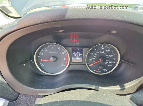JF2GPABCXG8307065 2016 SUBARU CROSSTREK Угольный Вид щитка приборов
