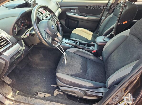JF2GPABCXG8307065 2016 SUBARU CROSSTREK Угольный Вид салона спереди