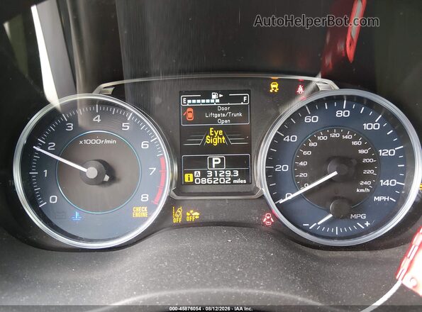 JF2GPADC0GH263624 2016 SUBARU CROSSTREK White Հետևի նստատեղերի տեսք