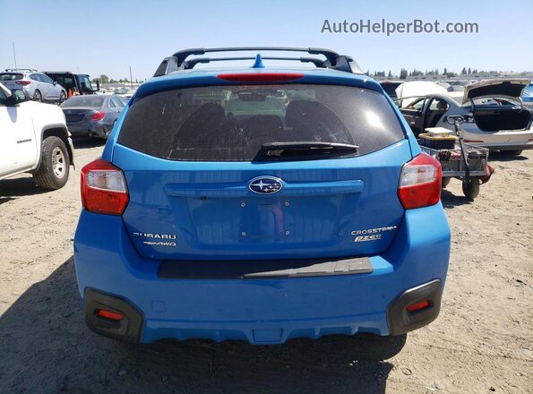 JF2GPADC0HH249336 2017 SUBARU CROSSTREK Blue უკანა ხედი