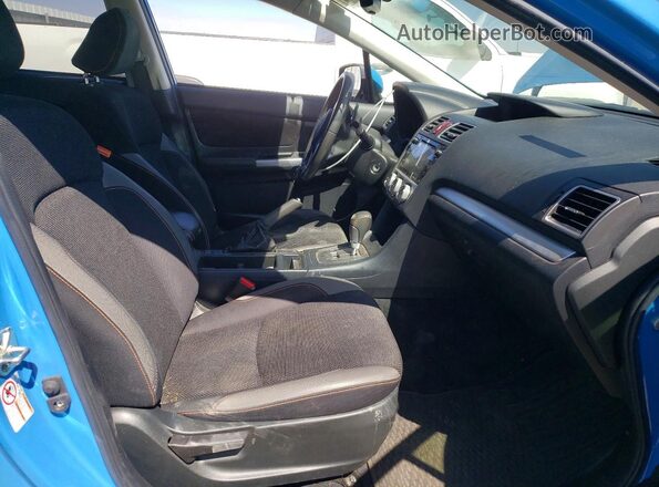 JF2GPADC0HH249336 2017 SUBARU CROSSTREK Blue წინა სალონის ხედი