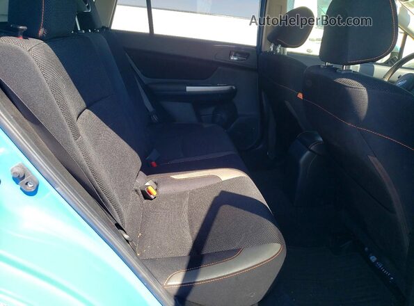 JF2GPADC0HH249336 2017 SUBARU CROSSTREK Blue უკანა სავარძლების ხედი