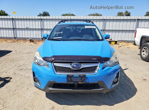JF2GPADC0HH249336 2017 SUBARU CROSSTREK Blue წინა ხედი