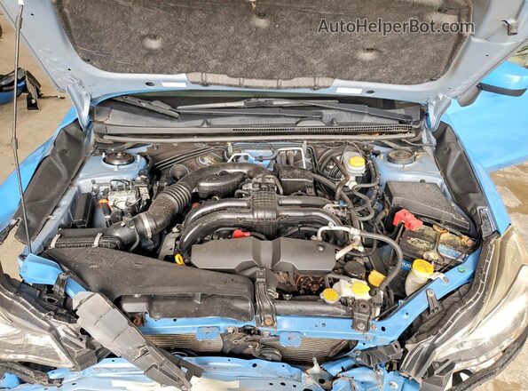 JF2GPADC1G8283350 2016 SUBARU CROSSTREK Blue უკანა სალონის ხედი