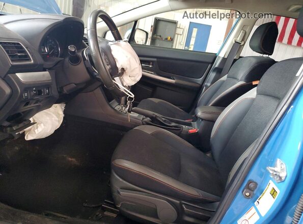 JF2GPADC1G8283350 2016 SUBARU CROSSTREK Blue წინა სალონის ხედი