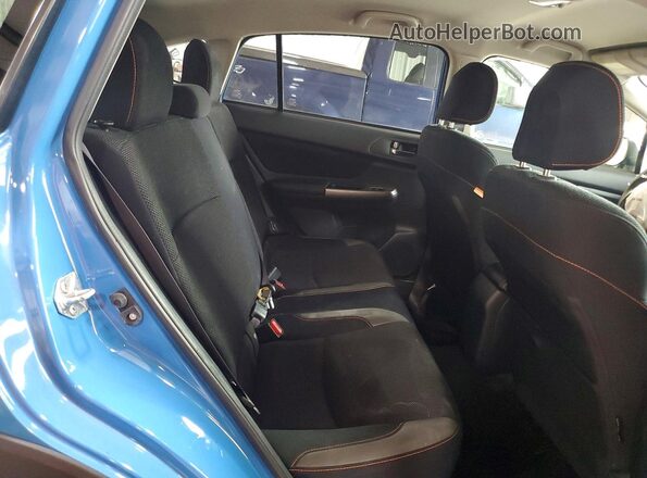 JF2GPADC1G8283350 2016 SUBARU CROSSTREK Blue უკანა სავარძლების ხედი