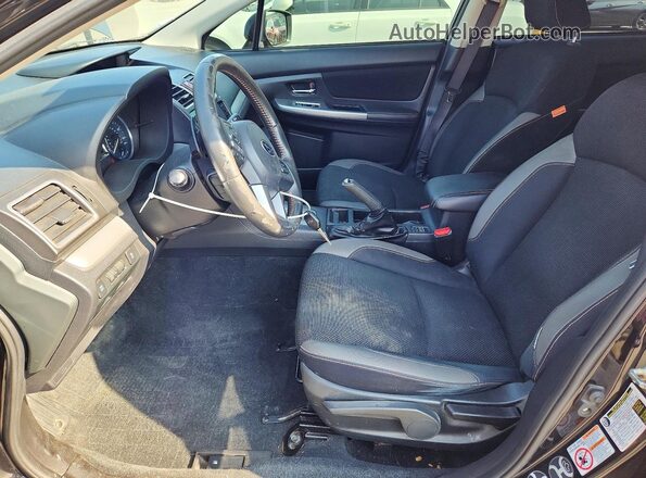 JF2GPADC1GH340503 2016 SUBARU CROSSTREK Black Սալոնի դիմացի տեսք