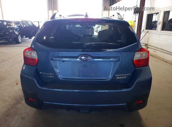 JF2GPADC1H8228169 2017 SUBARU CROSSTREK Blue Вид ззаду