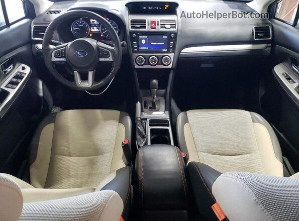JF2GPADC1H8228169 2017 SUBARU CROSSTREK Blue Вид панелі приладів