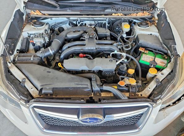 JF2GPADC2HH280930 2017 SUBARU CROSSTREK White უკანა სალონის ხედი
