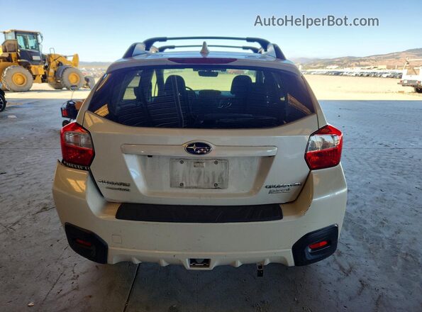 JF2GPADC2HH280930 2017 SUBARU CROSSTREK White უკანა ხედი