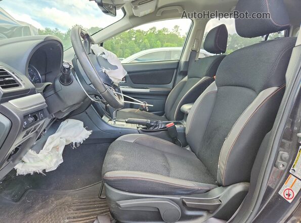 JF2GPADC5GH347549 2016 SUBARU CROSSTREK Charcoal Vista interior delantera