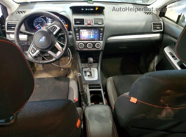 JF2GPADC5H8208233 2017 SUBARU CROSSTREK Black Вид панелі приладів