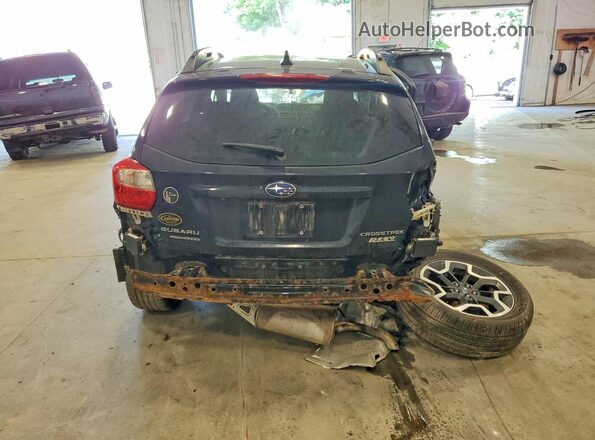 JF2GPADC5H8208233 2017 SUBARU CROSSTREK Black Вид ззаду