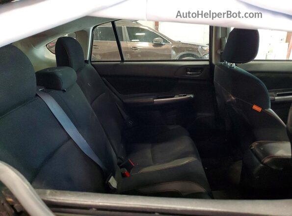 JF2GPADC5H8208233 2017 SUBARU CROSSTREK Black Вид задньої частини салону