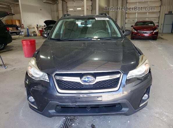 JF2GPADC8G8257196 2016 SUBARU CROSSTREK Black წინა ხედი